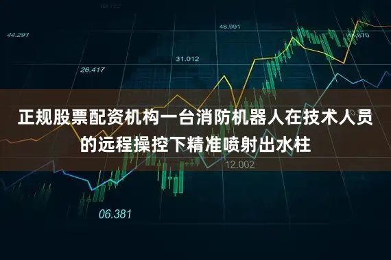 正规股票配资机构一台消防机器人在技术人员的远程操控下精准喷射出水柱